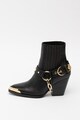 Versace Jeans Couture Botine cowboy din piele cu varf ascutit Femei