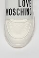 Love Moschino Pantofi slip-on de plasa, cu logo Femei