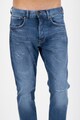 Pepe Jeans London Blugi crop cu aspect decolorat Callen Barbati