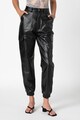 Missguided Pantaloni de piele ecologica cu talie inalta Femei