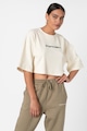 Missguided Bluza crop cu aspect striat Femei