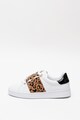 Guess Pantofi sport de piele ecologica, cu animal print Femei