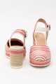 Geox Espadrile cu talpa wedge si model in dungi Ponza Femei