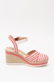 Geox Espadrile cu talpa wedge si model in dungi Ponza Femei