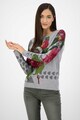 DESIGUAL Pulover tricotat fin cu model floral Femei