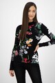 DESIGUAL Pulover tricotat fin, cu model floral Femei