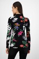 DESIGUAL Pulover tricotat fin, cu model floral Femei