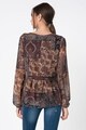 DESIGUAL Bluza cu decolteu in V si peplum Femei