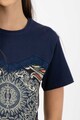 DESIGUAL Tricou cu insertie de dantela guipure Femei