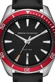 ARMANI EXCHANGE Ceas quartz cu o curea de piele Barbati