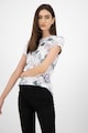 Ted Baker Tricou cu decolteu la baza gatului si model floral Femei