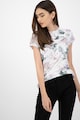 Ted Baker Tricou cu decolteu la baza gatului si model floral Femei