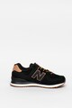 New Balance 574 nyersbőr sneaker logórátéttel férfi