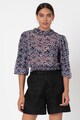 Trendyol Bluza crop cu model floral Femei