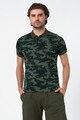 Trendyol Tricou polo cu model camuflaj Barbati