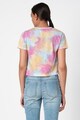 Trendyol Tricou de bumbac cu aspect tie-dye Femei