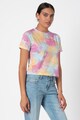 Trendyol Tricou de bumbac cu aspect tie-dye Femei