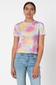 Trendyol Tricou de bumbac cu aspect tie-dye Femei