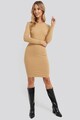 NA-KD Rochie bodycon cu aspect striat Femei