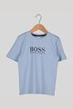 Boss Hugo Boss Tricou cu decolteu la baza gatului si logo Baieti