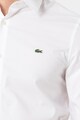 Lacoste Camasa slim fit cu logo brodat pe piept Barbati