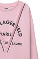 Karl Lagerfeld Logómintás pulóverruha Lány