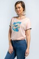 KVL by KENVELO Laza fazonú póló rugalmas alsó szegéllyel női