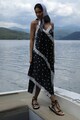 MIAU by Clara Rotescu Skaya selyemtartamú aszimmetrikus ruha női