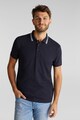 Esprit Tricou polo de bumbac organic, cu aspetc texturat Barbati