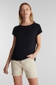 Esprit Tricou de bumbac organic cu decupaje Femei