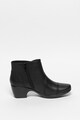 Clarks Botine de piele cu aplicatie cap-toe Emily Calle Femei