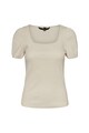 Vero Moda Tricou din amestec de bumbac organic, cu maneci bufante Ariana Femei