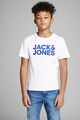 Jack & Jones Tricou cu decolteu la baza gatului si imprimeu logo i Baieti