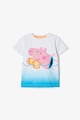 NAME IT Tricou din amestec de bumbac organic, cu imprimeu George Pig Baieti