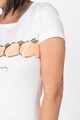 Only Lima kerek nyakú gyümölcsmintás póló női