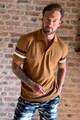 Trendyol Galléros póló kontrasztos részletekkel férfi