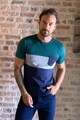 Trendyol Tricou colorblock cu buzunar aplicat Barbati