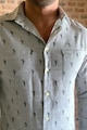 Trendyol Szűk fazonú ing hímzett részletekkel férfi