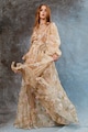 MIAU by Clara Rotescu Ithaca virágmintás selyemtartalmú ruha női