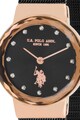 U.S. Polo Assn. Ceas quartz decorat cu cristale Femei