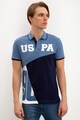 U.S. Polo Assn. Тениска с яка и лого Мъже