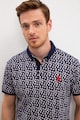 U.S. Polo Assn. Тениска с яка и флорален десен Мъже