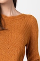 Vila Пуловер с вълна и дизайн с плетка осморка Жени