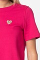 Love Moschino Къса рокля тип тениска с метално лого Жени