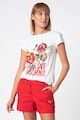 Love Moschino Тениска с лого и фигурална щампа Жени