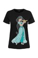 Only Tricou cu decolteu la baza gatului si imprimeu Jasmine Femei