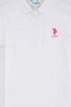 U.S. Polo Assn. Тениска с яка и бродирано лого на гърдите Момичета