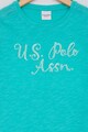 U.S. Polo Assn. Tricou cu aplicatii cu paiete Fete