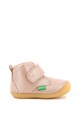 Kickers kids Ghete din piele cu velcro Fete