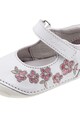 Chicco Botosei Mary Jane de piele cu broderii florale Fete